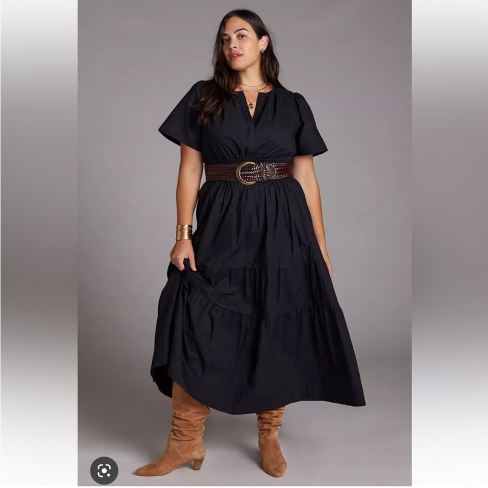 Anthropologie Somerset Dress - Black 1X